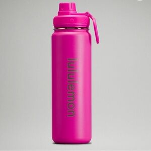 Lululemon bottle of water
